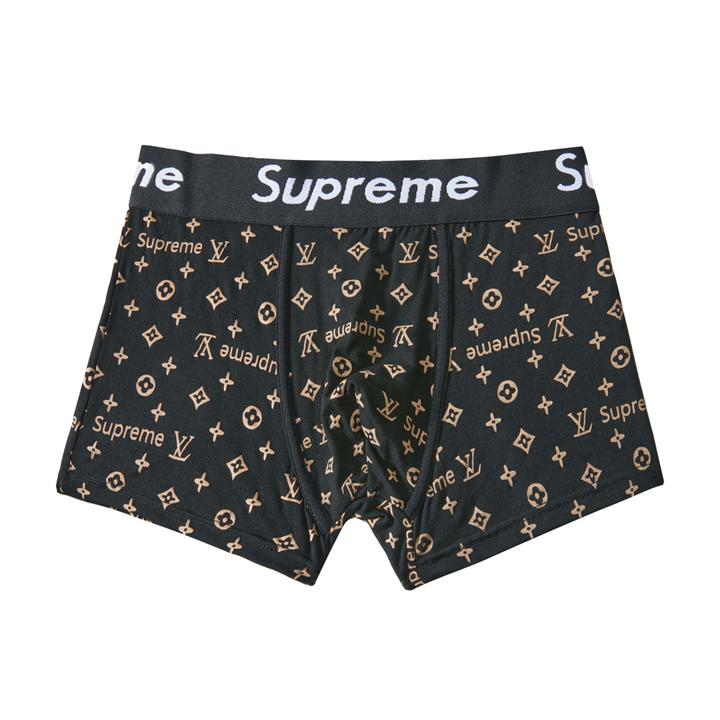 LV x Supreme レッド ボクサーパンツ