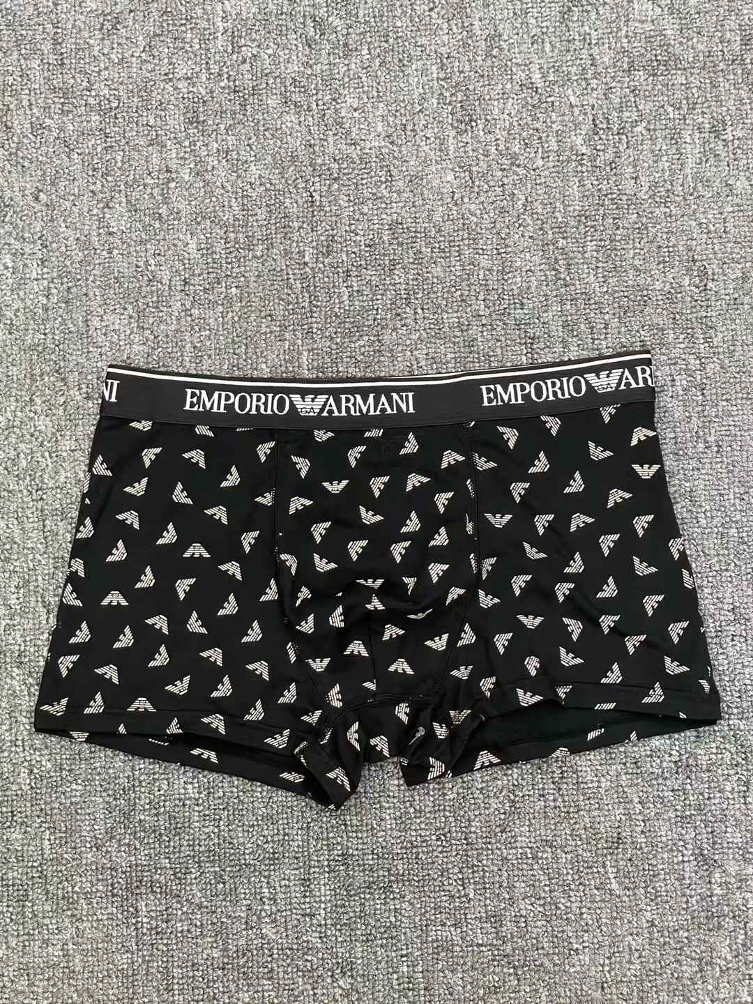 ARMANI 総柄ロゴ ボクサーパンツ
