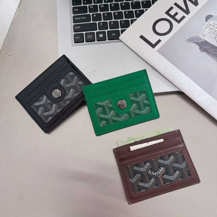 Goyard 名刺入れ PUレザー