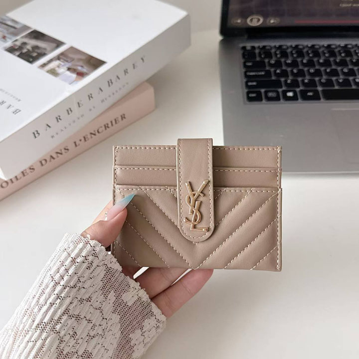 YSLロゴ付き カードケース