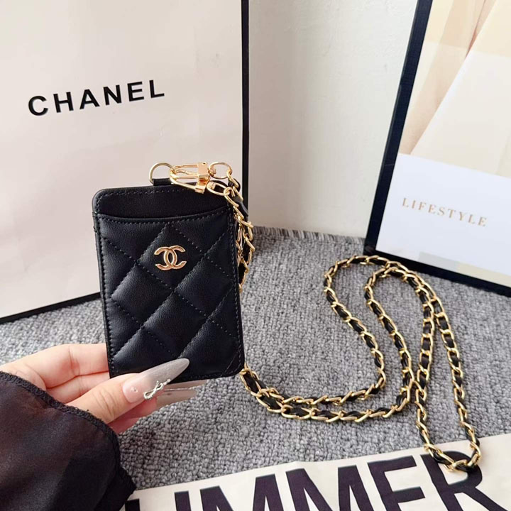 Chanel パスケース ショルダー チェーン付き