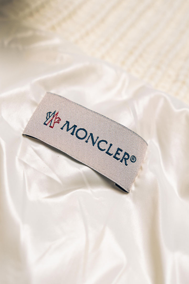 MONCLER ニット ダウンカーディガン