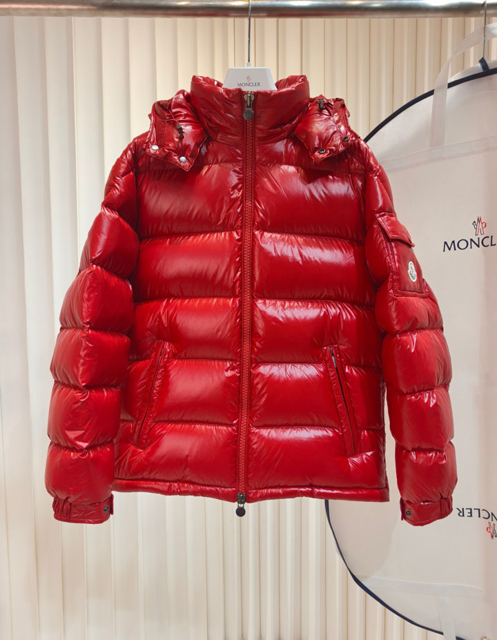 MONCLER MAYA ダウンジャケット レッド
