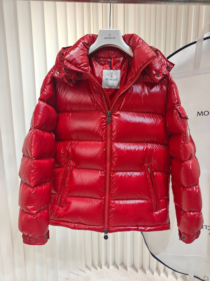 MONCLER MAYA メンズ レッド