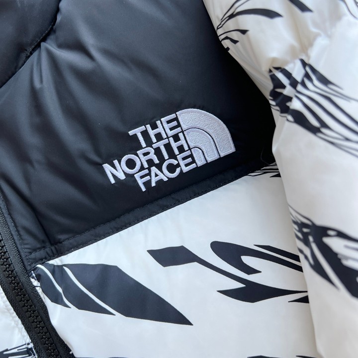 The North Face 1996 Retro Zebra Stripe Nuptse Jacket