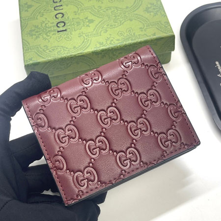 GUCCI シマレザー 財布