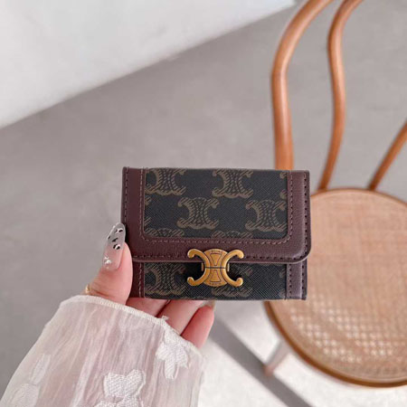 CELINE コイン ケース トリオンフ レザー